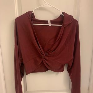 Fabletics crop hoodie